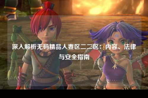 深入解析无码精品人妻区二二区：内容、法律与安全指南